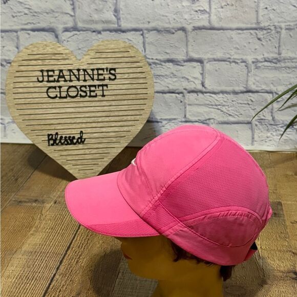 Nike Hat Feather Light Dri-Fit Vented Pink Adjustable Hat/Cap Tennis Running - Picture 3 of 8